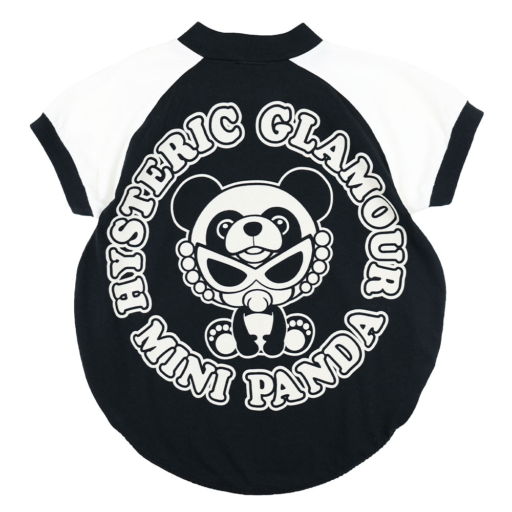 MY FIRST HYSTERIC MINI PANDA BALLOON 半袖Tシャツ 10:ブラック