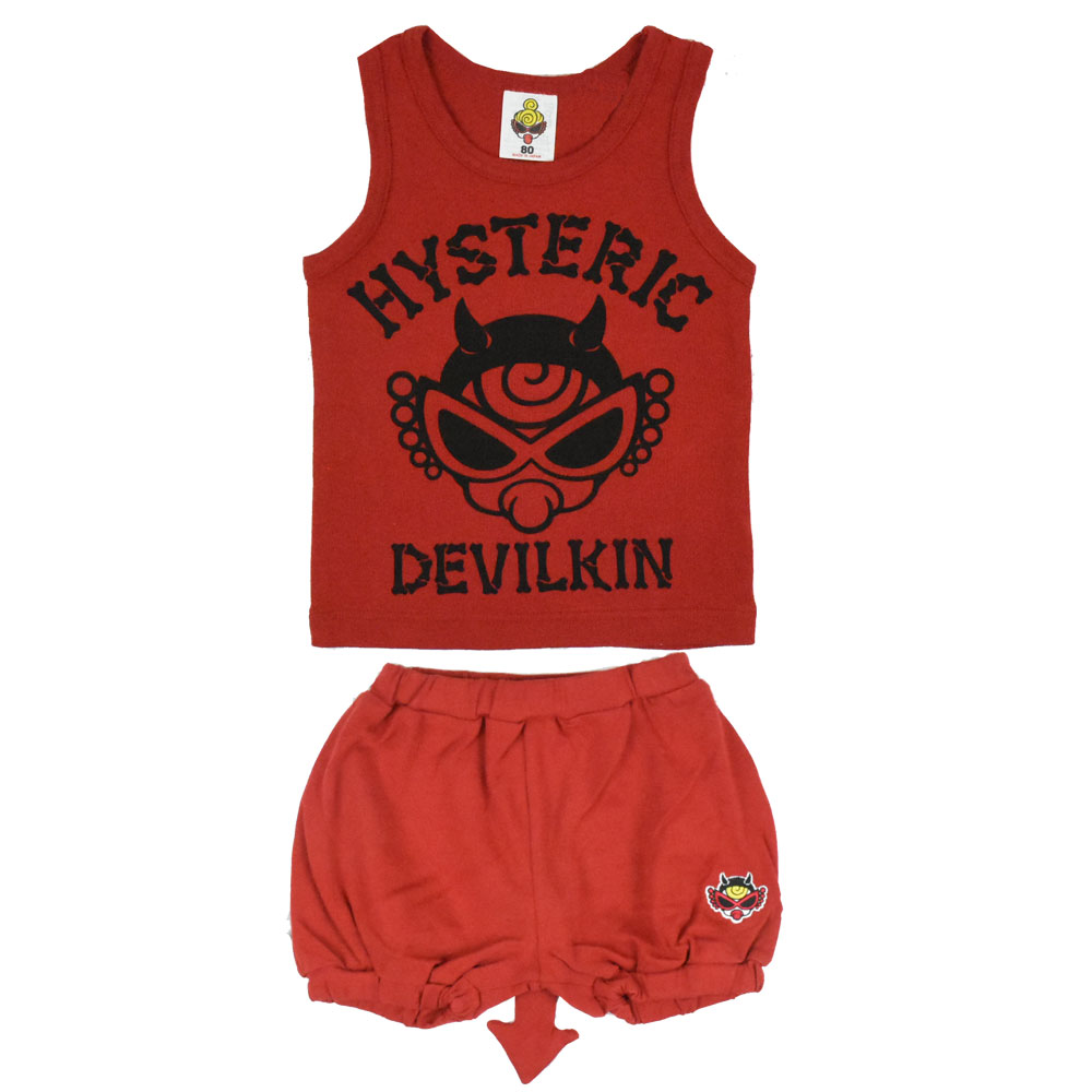 MY FIRST HYSTERIC TDEVILIKIN タンクトップ ブルマ SET 20；レッド 