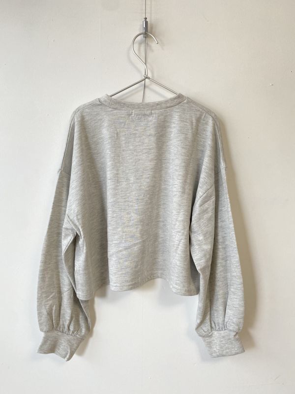 Lovetoxic 短丈カレッジ 長袖シャツ 89：グレー 8323244 LOVEtoxic （ラブトキシック）
