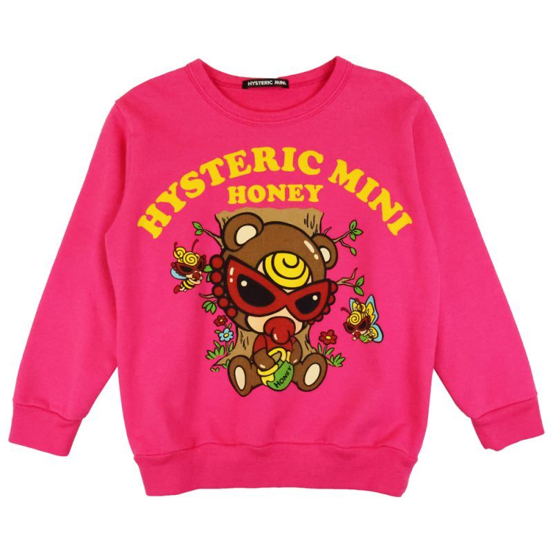 Hystericmini MY FIRST HYSTERIC HONEY TEDDY 裏毛 トレーナー 26