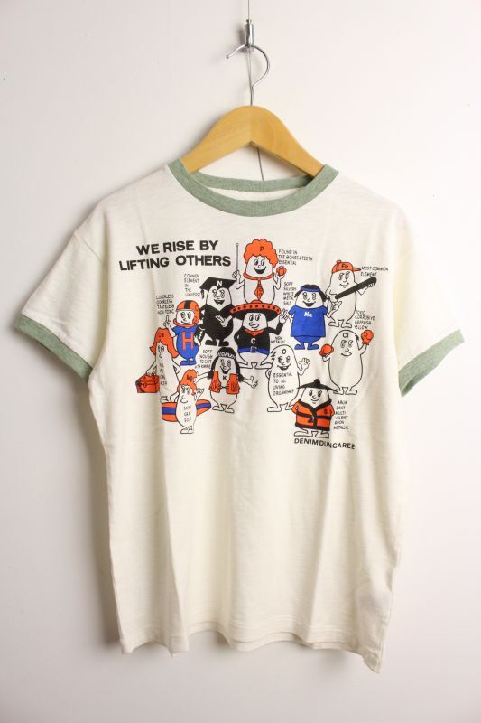 30%off 2023春夏 DENIMDUNGAREE テンジク RISE TEE BIG型 28；淡緑