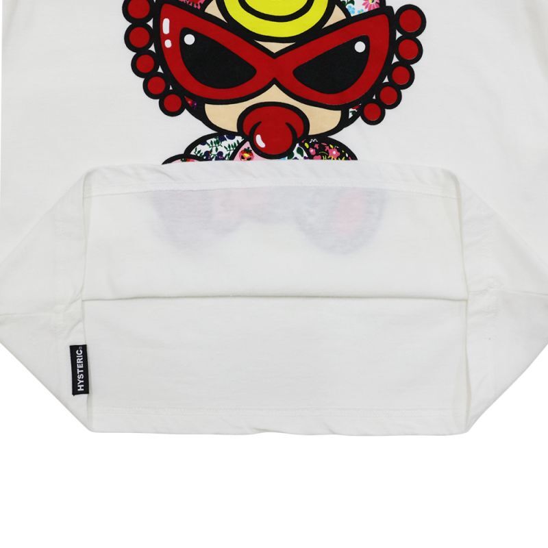 TEDDY MINI＆FLOWERプリント 半袖BIGTシャツ90