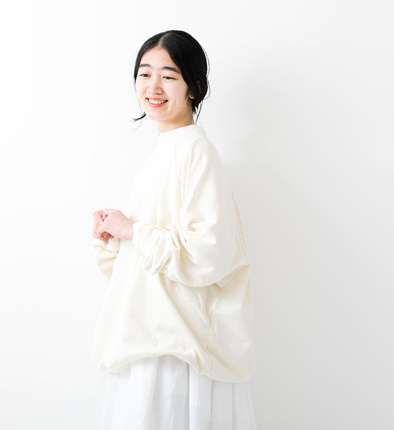 VC　 裏毛スウェット　WHITE 　サイズ；F