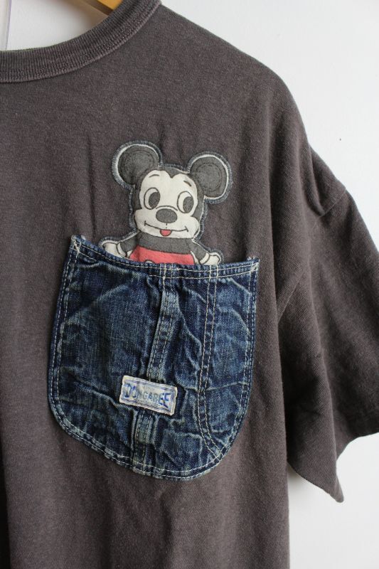 ☆2023春夏 DD*MICKEY ビンテージトンプキンテンジク MICKEY ポケット