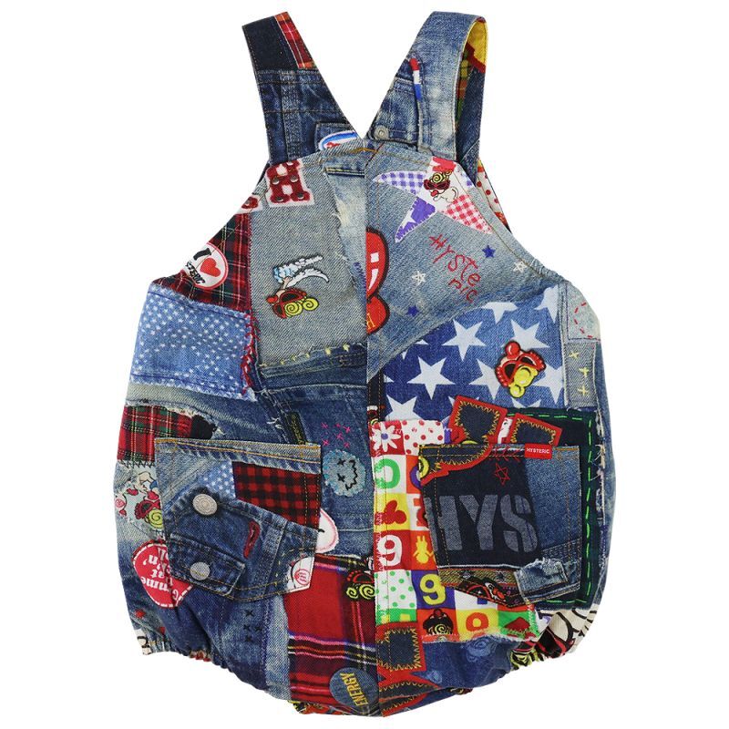 2023秋冬 MY FIRST HYSTERIC DENIM GEEK総柄 Viscotex サロペット 49