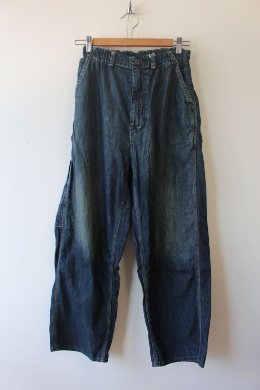 2023秋冬 DENIMDUNGAREE 80ozデニム ペインターPN 4；紺 サイズ：02
