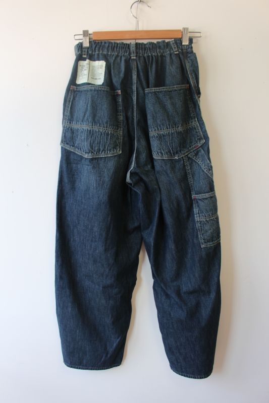 2023秋冬 DENIMDUNGAREE 80ozデニム ペインターPN 4；紺 サイズ：02 ...