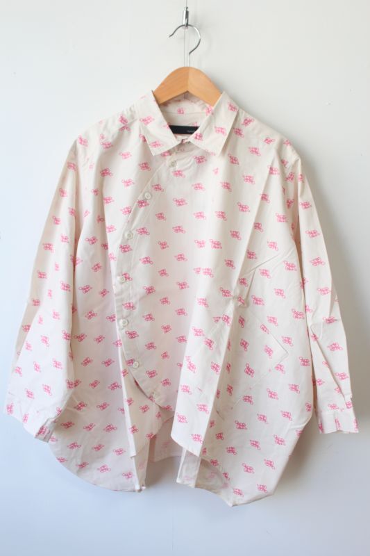 2023AW nunuforme サークルシャツ PINK 15-nf20-545-196 nunuforme ...