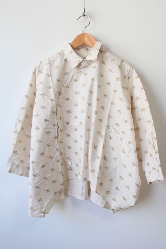 2023AW nunuforme サークルシャツ BEIGE サイズ;145