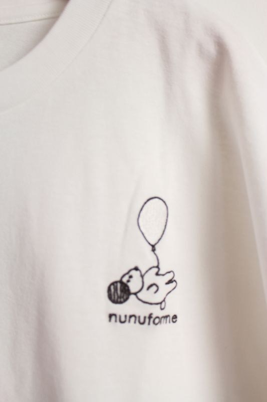 2023秋冬 DENIMDUNGAREE テンジク SNOW TEE 1；白 738414 DENIM