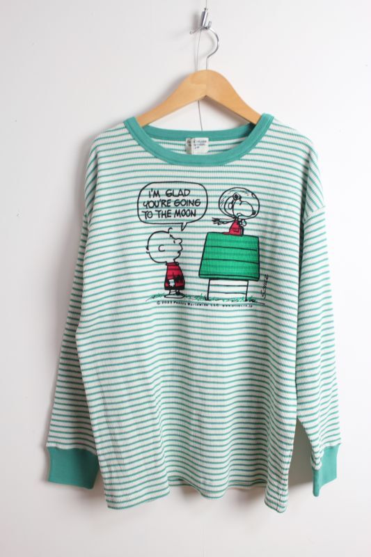 DENIMDUNGAREE ボーダーサーマルSNOOPY SPACE T 120