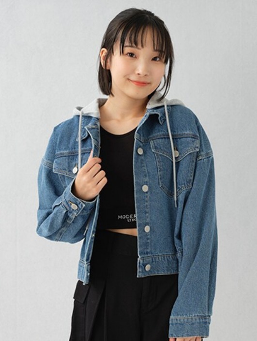 30%off Lovetoxic フード取り外しGジャン 51；ブルー 8333317  