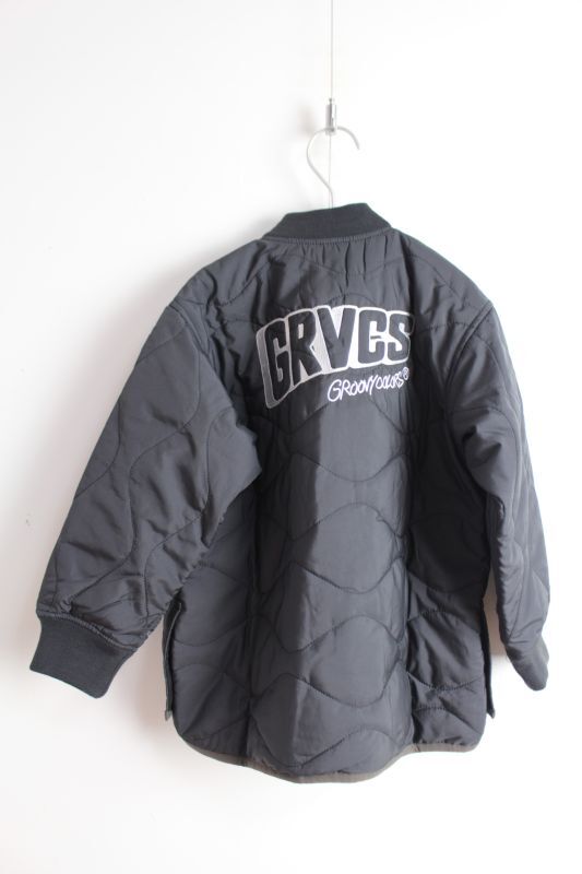 2023秋冬 GC キルティング GRVCS JK 17；チャコール 1638204 GROOVY