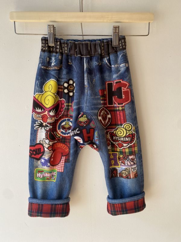 HystericMini REMAKE風 裏毛 Viscotex Like a denim-