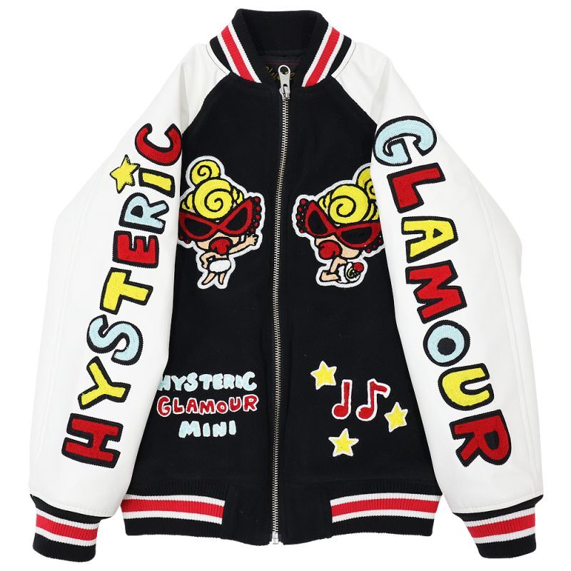 ヒステリックミニ 新品 スタジャン 牛革 100cm