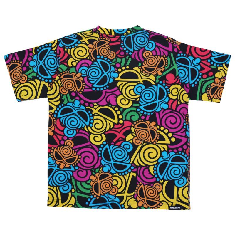 Hystericmini Psychedelic mini face総柄 半袖Tシャツ 90
