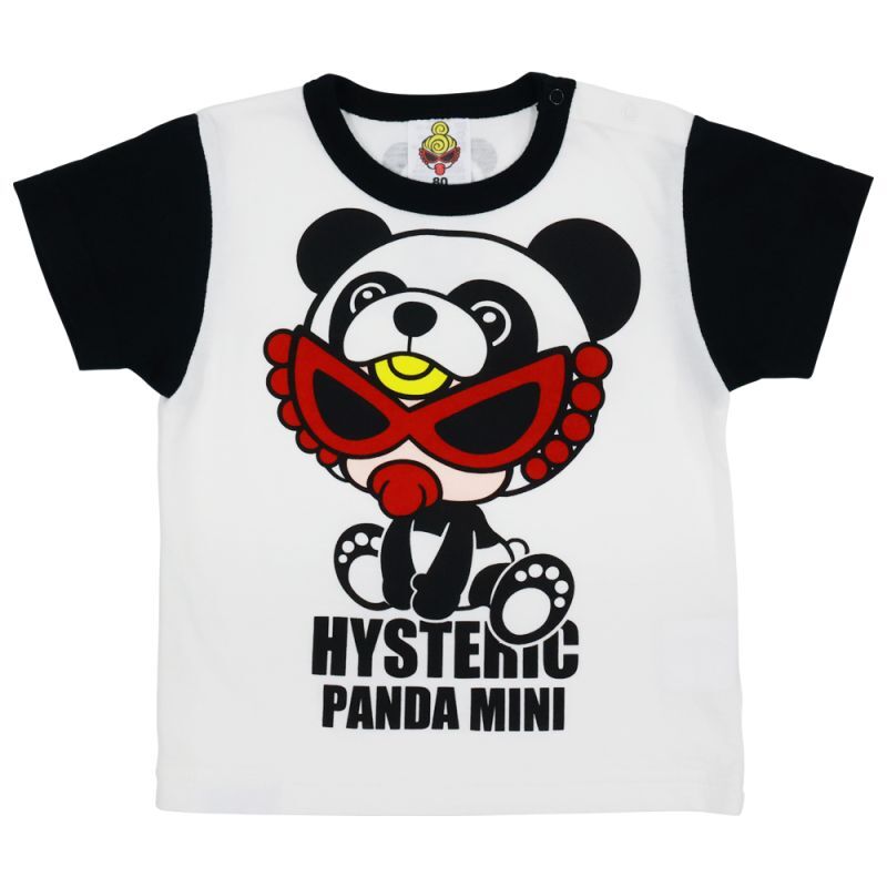 MY FIRST HYSTERIC　PANDA MINI 半袖Tシャツ　　00:ホワイト