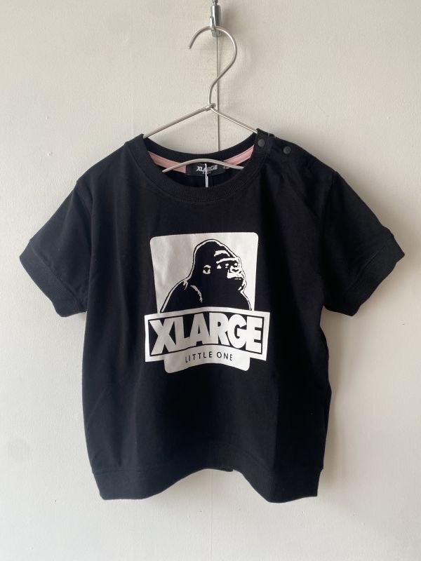 XLARGE KIDS　OGゴリラ半袖Tシャツ　80；クロ