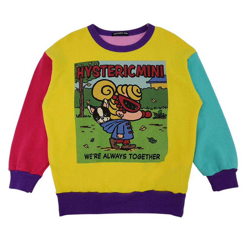 Hysteric Mini キリン　カラフル トレーナー HYSTERIC MINI（ヒステリックミニ）の「HYSTERIC TOY BOX 裏毛