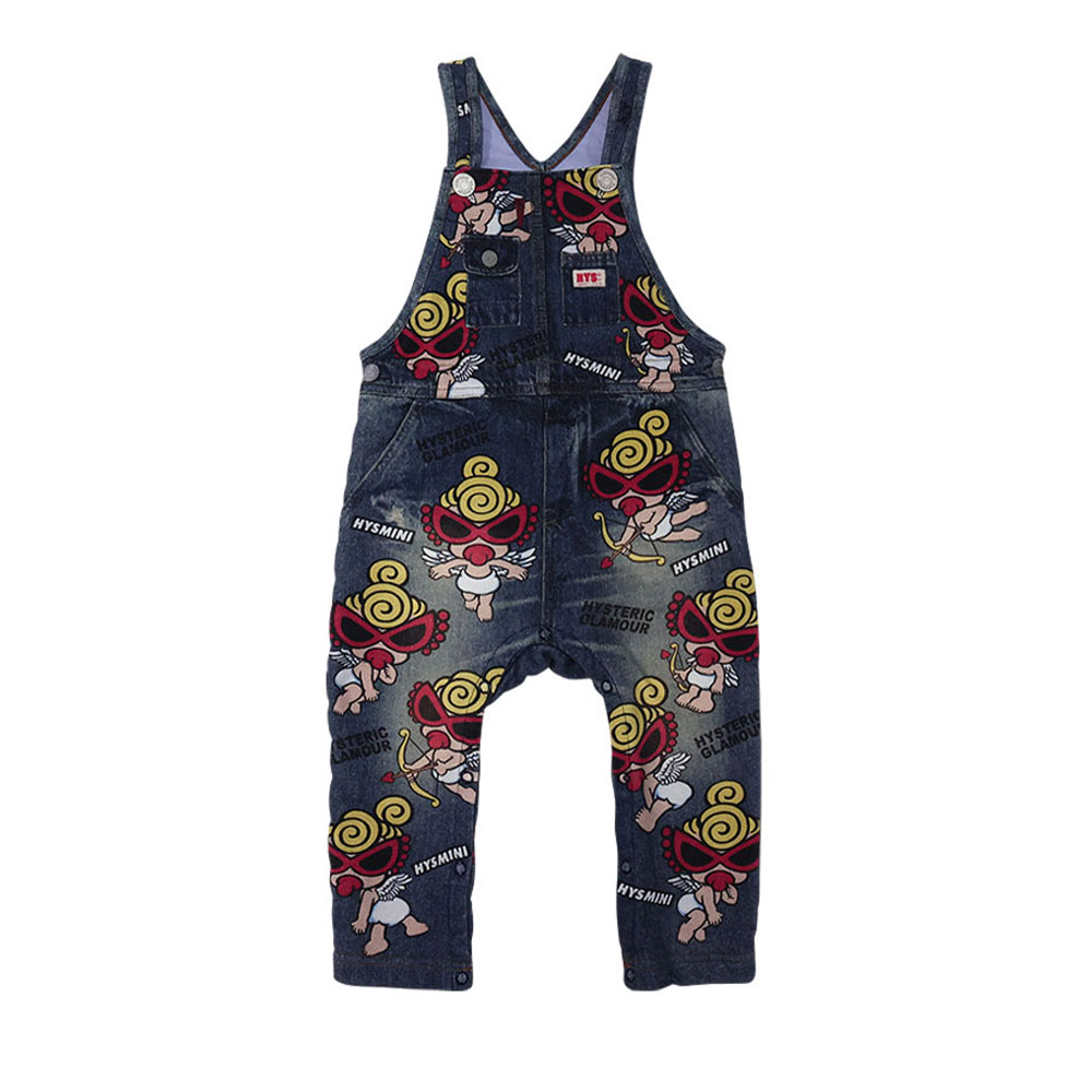 ヒステリックミニ デニムオーバーオール HYSTERIC MINI デニム