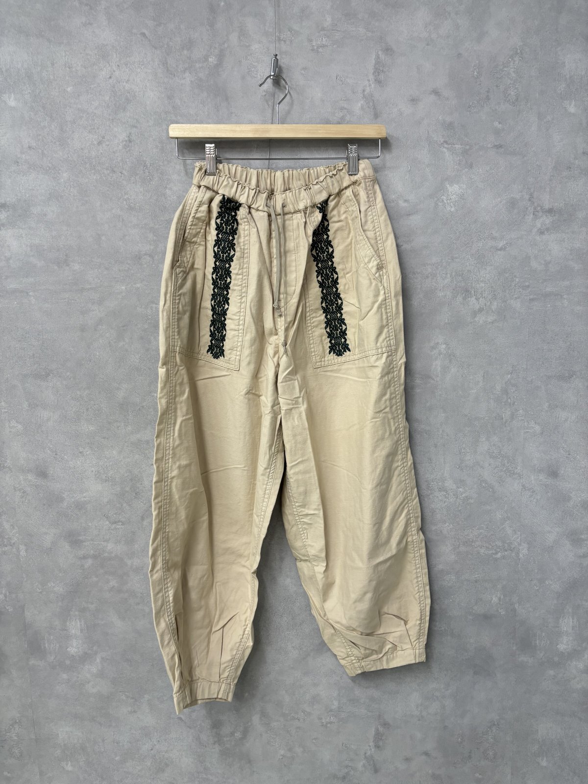 DENIM 讃え DUNGAREE ロイヤルサテンビンテージ クレイジースカート LL 