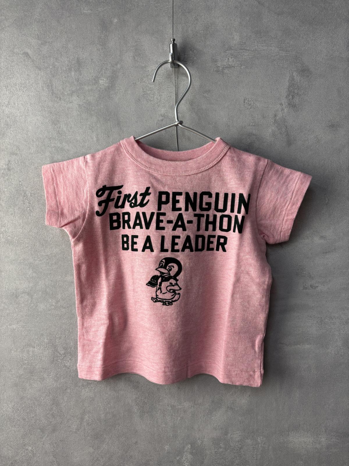 2025春夏　DENIMDUNGAREE　トンプキンテンジク 1ST PENGUIN TEE　　6；ピンク