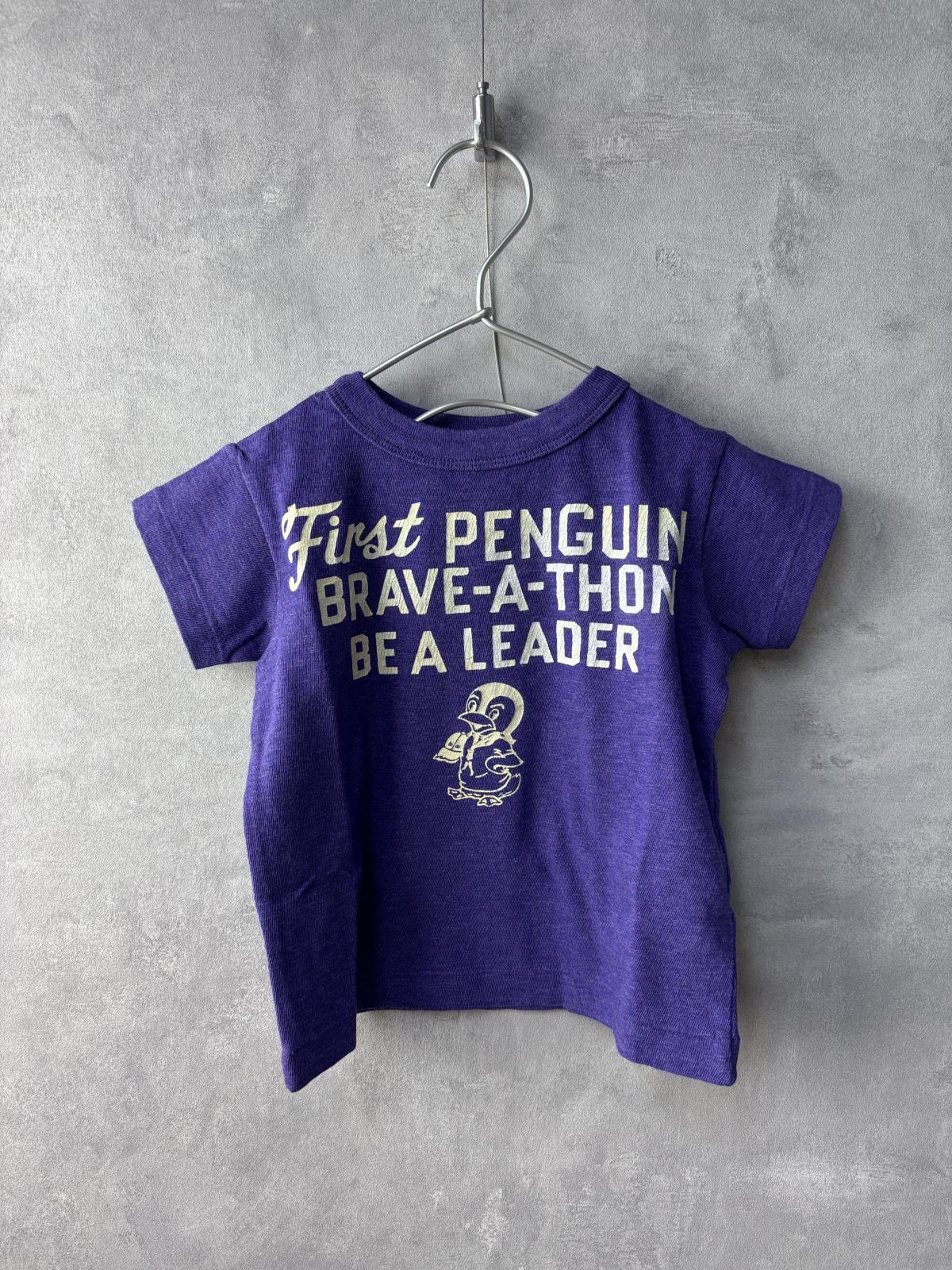 2025春夏　DENIMDUNGAREE　トンプキンテンジク 1ST PENGUIN TEE　　14；ブルー