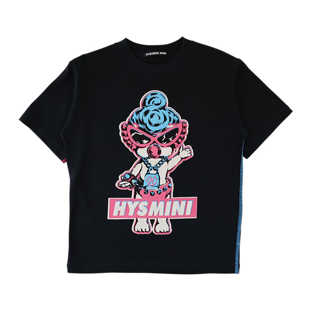 Hystericmini　　I LOVE HYS DOLL MINI 半袖Tシャツ　　10；ブラック