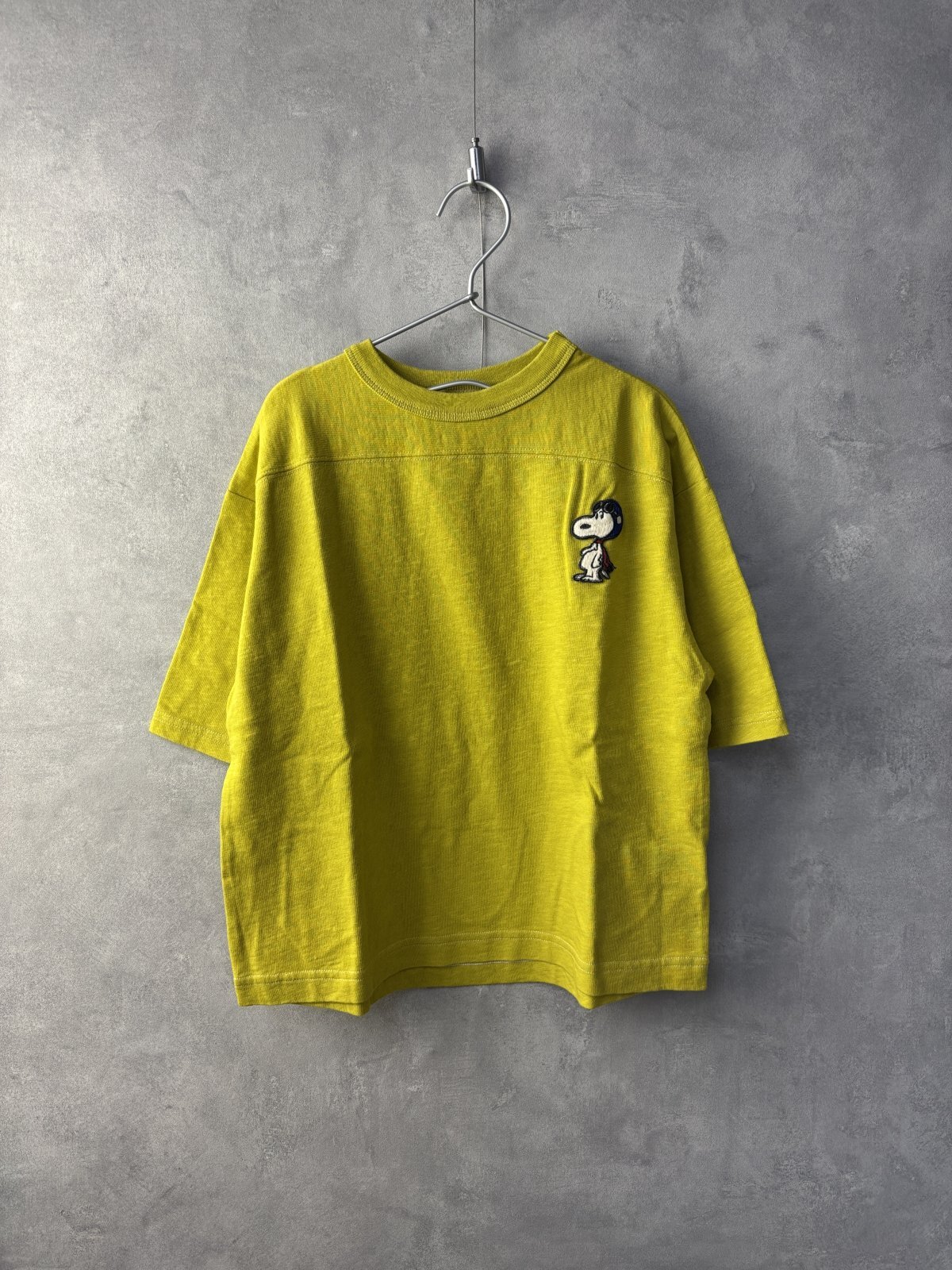 2025春夏　DENIMDUNGAREE 　　テンジク SNOOPY DREAM TEE　　10；黄