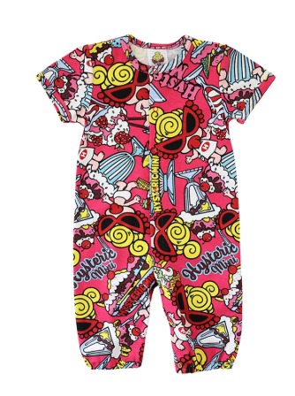 MY FIRST HYSTERIC   SWEETS PARLOUR総柄 2WAYALL  　29；ピンク系　　サイズ；FREE(60-70cm)