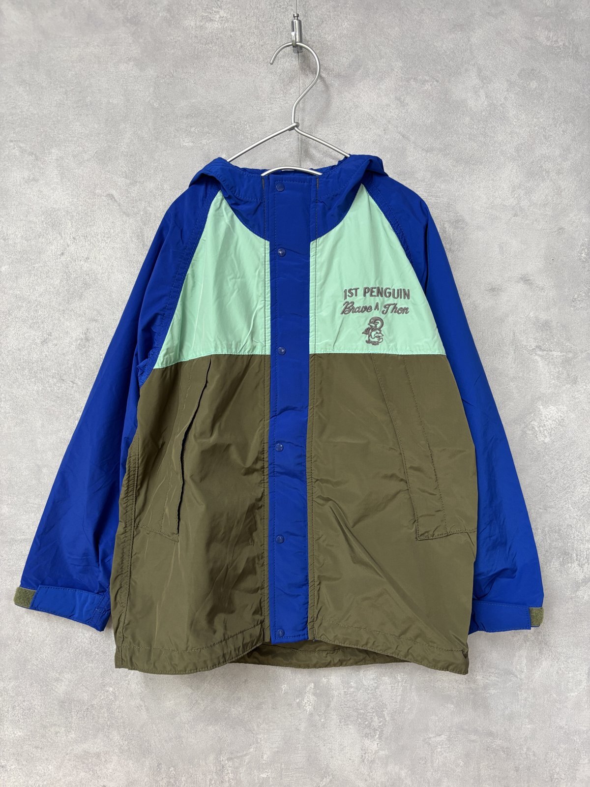 2025秋冬　DENIMDUNGAREE　 エステルウェザー　PENNIE　マウンテンパーカー　92；クレイジー(ブルー系)