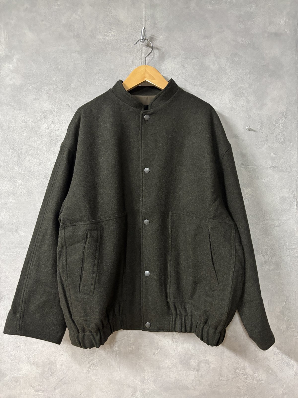 Veritecoeur     ウールフラノブルゾン　KHAKI　　サイズ；F